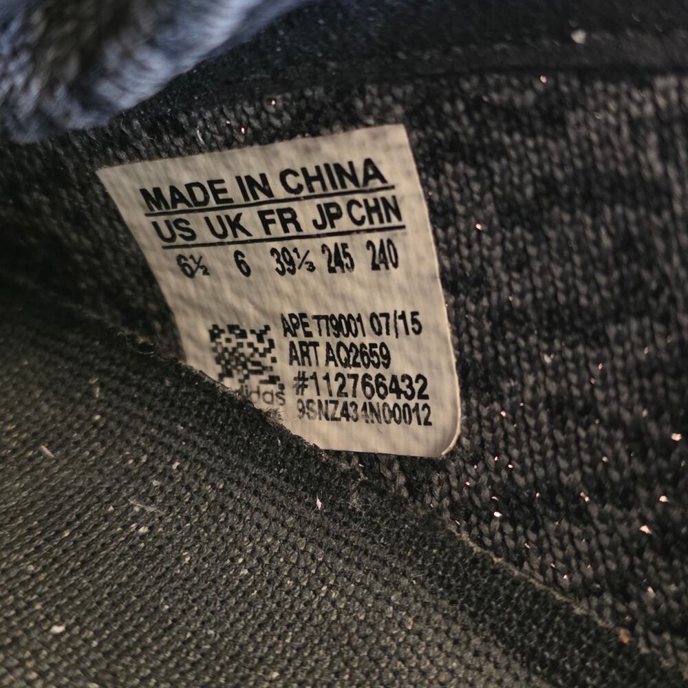 Adidas Yeezy Boost 350 Pirate Black AQ2659 Low Top Sneakers US 6.5 EU 39.5 2015 - Picture 10 of 10